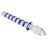 Generique Plug en verre Double Scepter 20.2 x 3cm